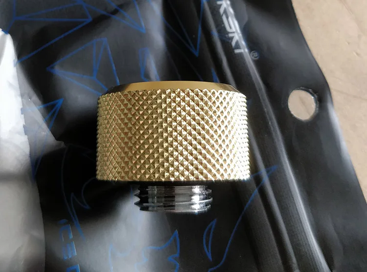 8 шт./лот фитинг для жесткой трубки OD12mm/OD14mm/OD16mm ручной Компрессионный фитинг G1/4' 4 слоя уплотнительное кольцо использовать для PMMA/PETG жесткости трубки