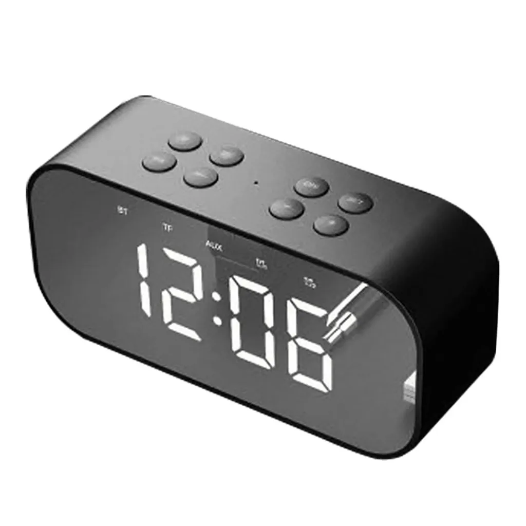 HIPERDEAL BT большой будильник с TF светодиодный цифровой дисплей диммером Bluetooth