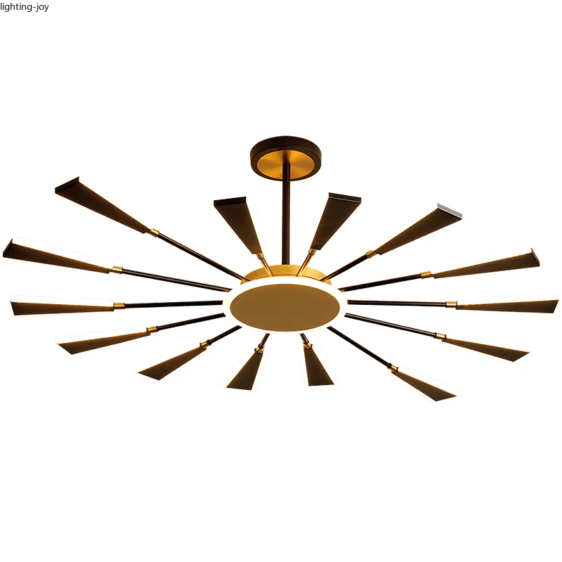 

Modern Ceiling Pendant Lights Balck Gold Hanging Lamp Living Room Decor Dinning Room Lights Light Fixtures