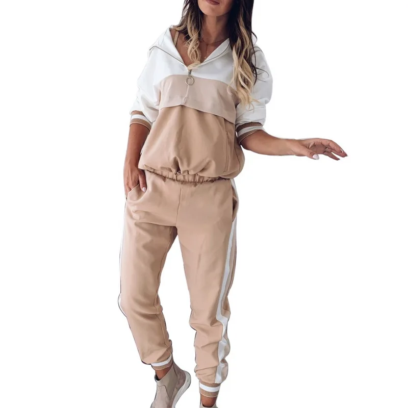 Женская розовая Повседневная Толстовка с длинными рукавами свободная толстовка