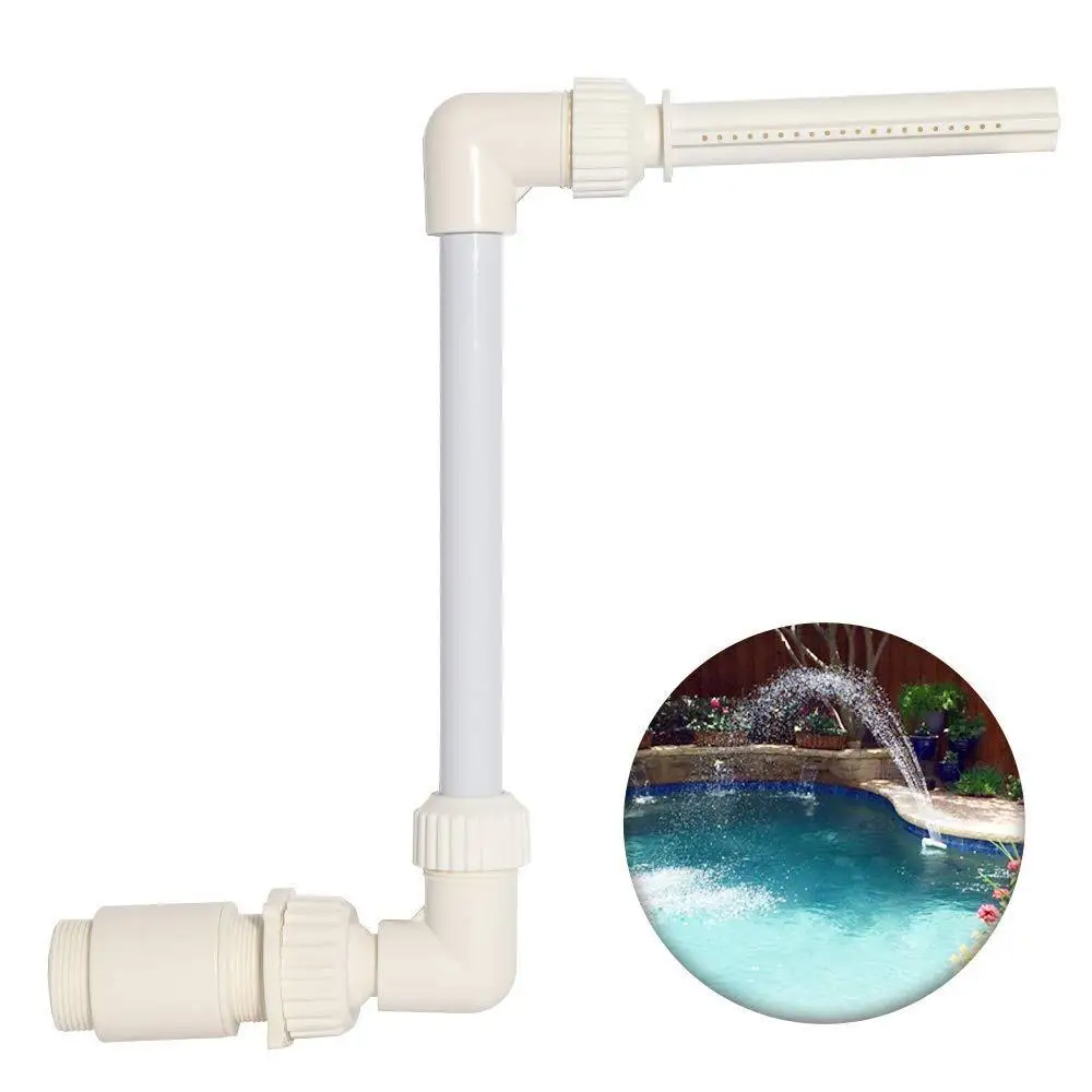 

Pool Spray Water Pipe Durable Swimming Geyser Decoration pool small waterfall fountain Adjustable height direction Easy Install