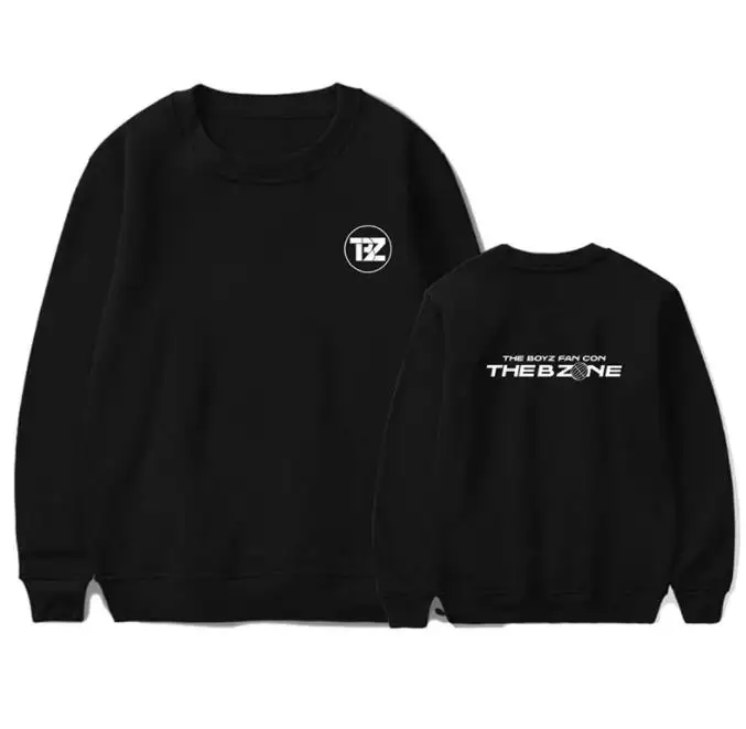 

Новое поступление, худи kpop с принтом фаната бойца с надписью B ZONE, пуловер унисекс с круглым вырезом, флисовая толстовка