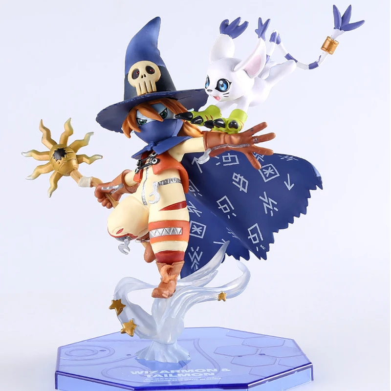 Wizarmon Digimon фигурка из ПВХ модель игрушки 22 см Angemon wisarmon фигурка одна деталь аниме фигурка кукла подарок на день рождения игрушка - Цвет: Wizarmon
