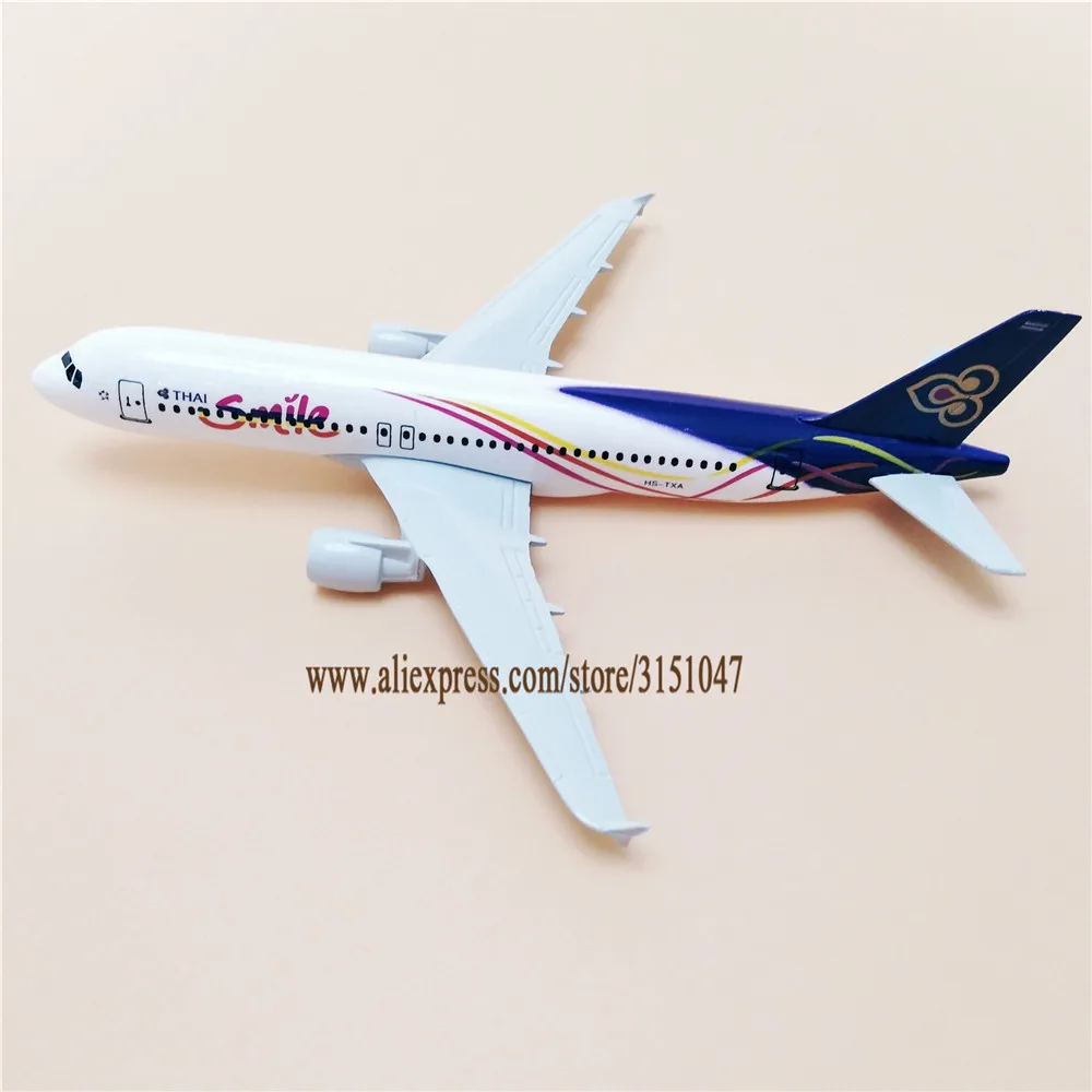 Модель самолета Air Таиландская Smile модель из металлического сплава с отлитым