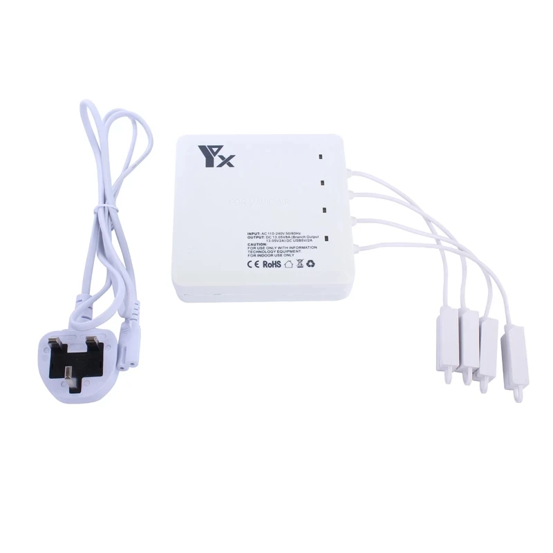 

6 in 1 Drone Battery remote control charger Intelligent Charging with USB Port For DJI Mavic air Accessories