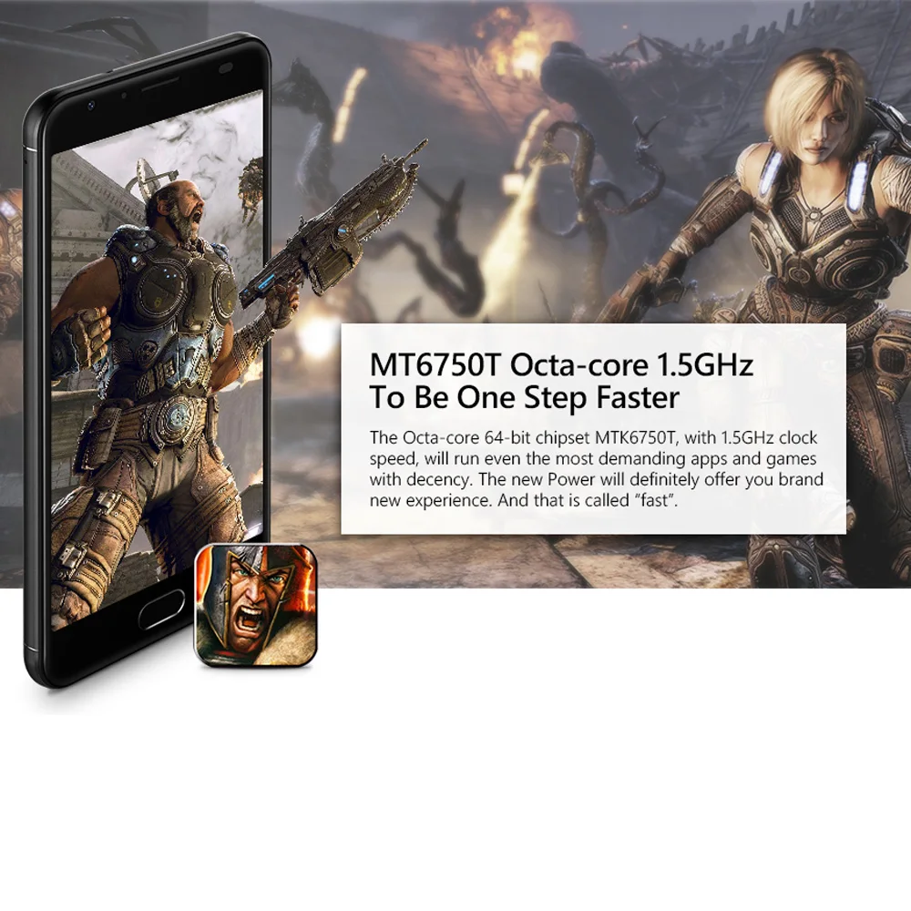 Смартфон Ulefone power 2, 4G, 5,5 дюймов, FHD, четыре ядра, Android 7,0, 4 Гб ram, 64 ГБ rom, 13,0 МП+ 8,0 МП, 6050 мАч, телефон