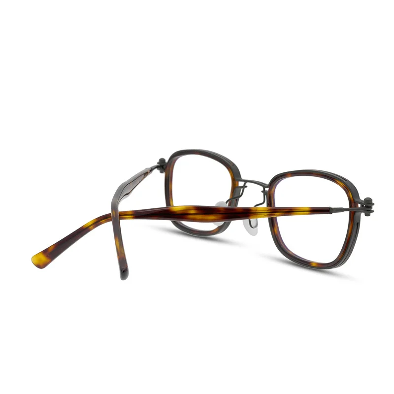 

2020 titanium glasses frame men women square acetate optical eyeglasses Myopia reading prescription computer eyewear