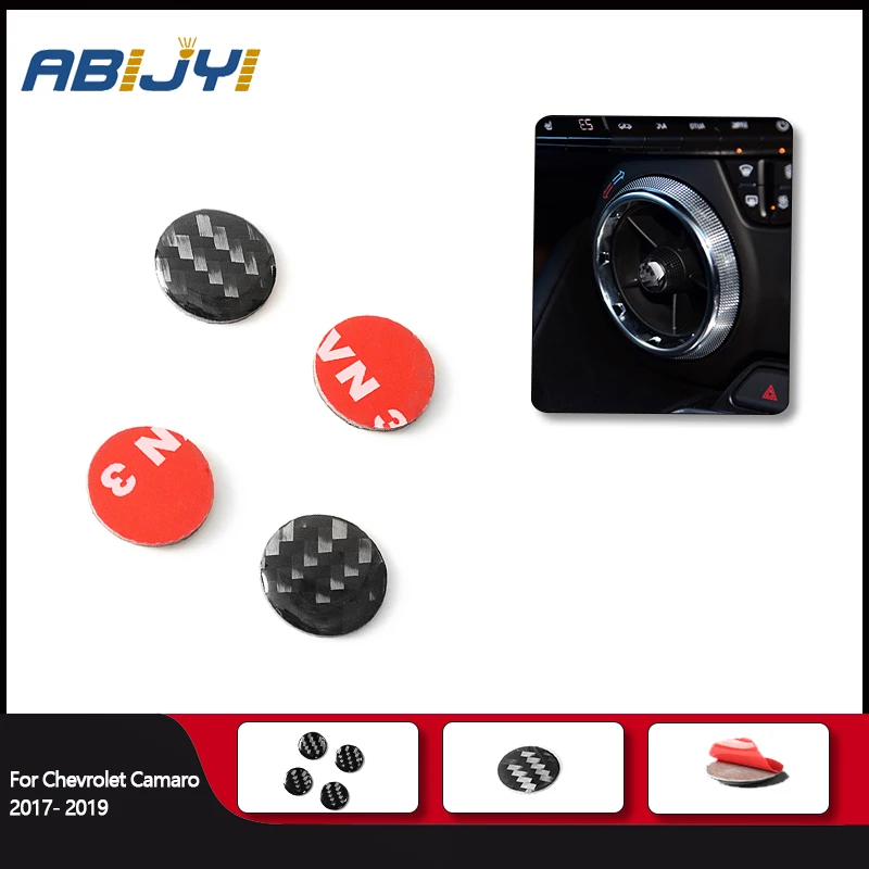 4 шт. автомобильный Стайлинг из углеродного волокна внутренняя крышка для