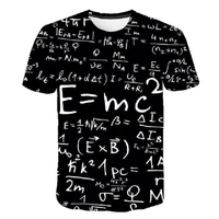 physics formula math printing o neck mens t shirt 3d loose brand streetwear geek men v%c3%aatements homme crewneck sweatshirt anime