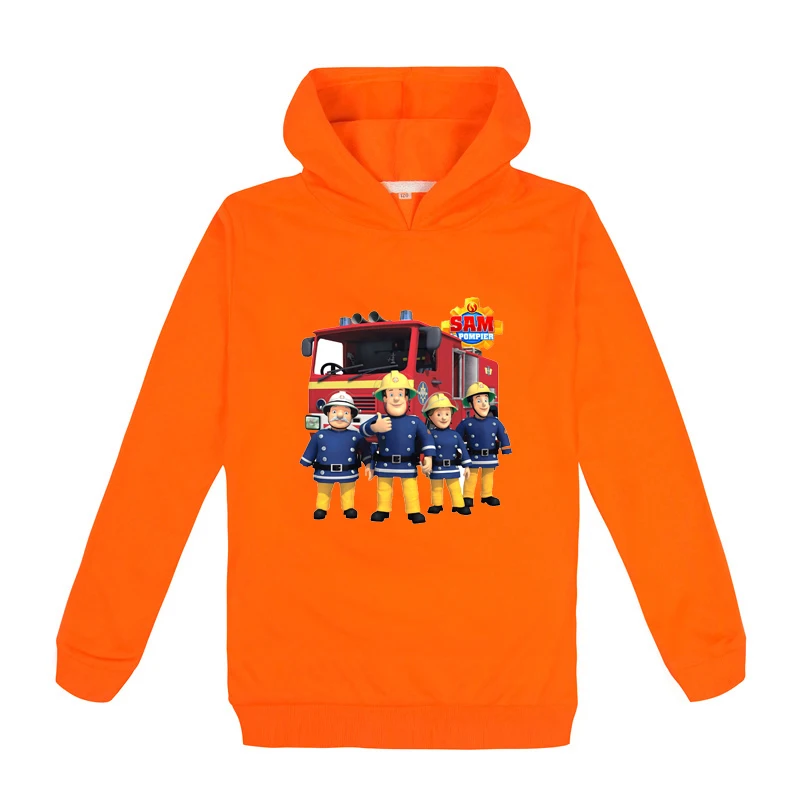 2020 Весна Пожарника одежда Сэм с капюшоном для мальчиков Весенняя куртка девочек