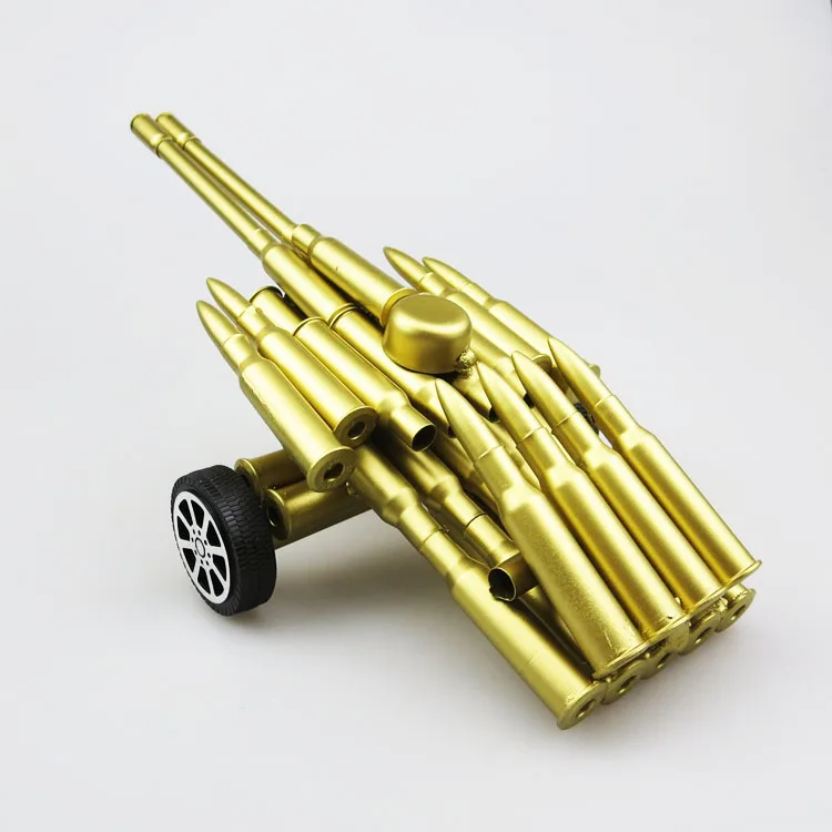 53 двойная пушка Bullett Shell Crafts металлическая литая Военная основная модель боевой