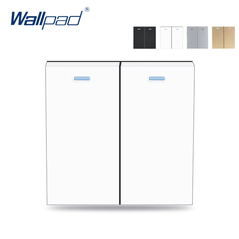 Wallpad 2 Gang 1 Way Switch функциональная клавиша для настенного кнопочного переключателя