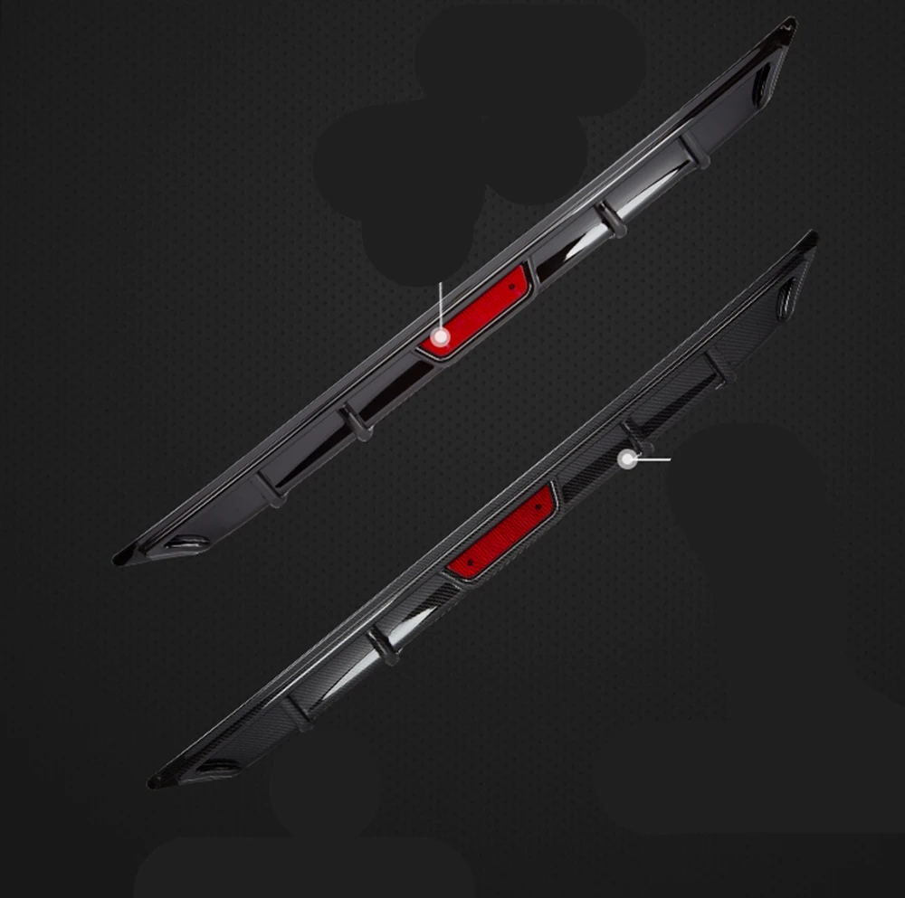 

Car Body Kit For 2018 Honda Accord 10th Front Bumper Lip & Rear Diffuser Lip & Spoiler Corner Cover Trim Skirt Wing Carbon Fiber