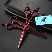 9cr18mov japan steel professional hair salon scissors cut barber accessories haircut thinning shear hairdressing tool scissors