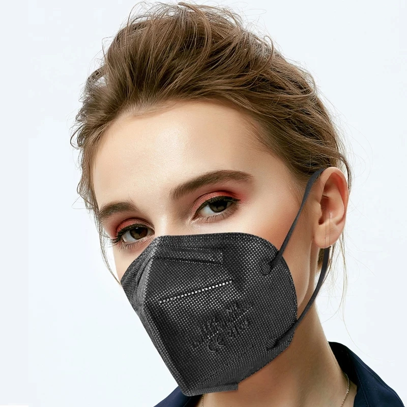 Kn95 15 цветов FFP2 маска KN95 5 слоев взрослая черная Тканевая маски защитные FPP2 для