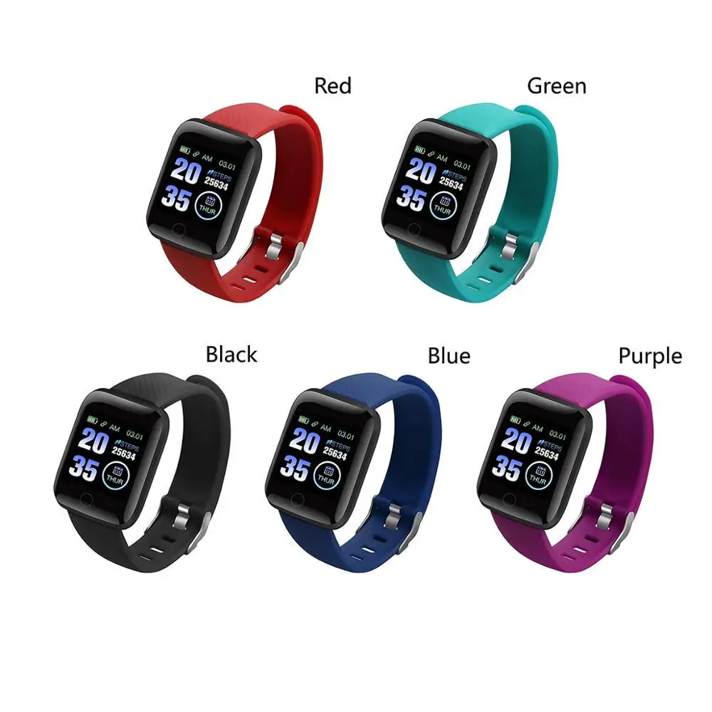 D13 умные часы 116 плюс сердечного ритма Смарт-браслет спортивные