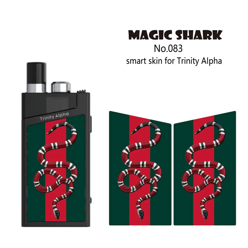 Чехол стикер для телефона Magic Shark Trinity Alpha Vape Pod в стиле милитари мотоцикла|Наклейки