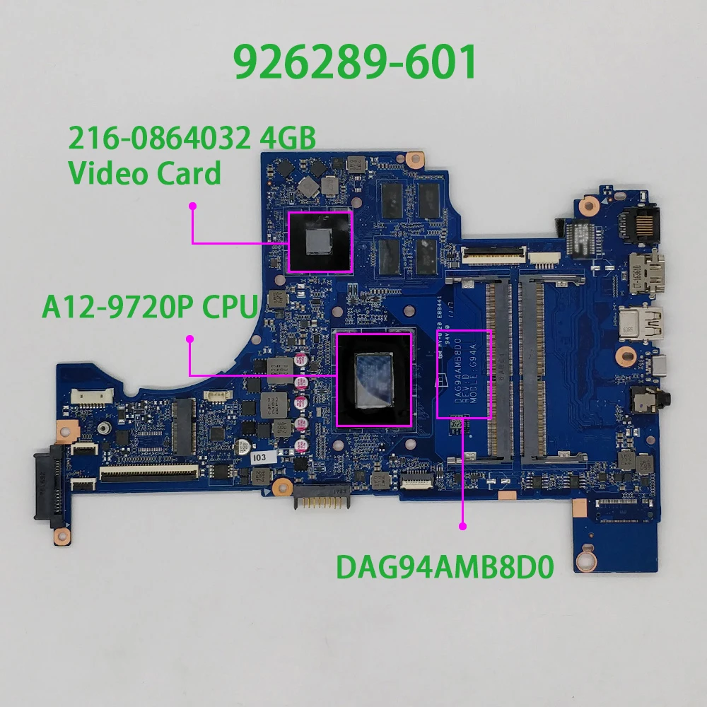 926289 601 001 аккумулятор большой емкости DAG94AMB8D0 w 530/4GB A12 9720P Процессор для струйного