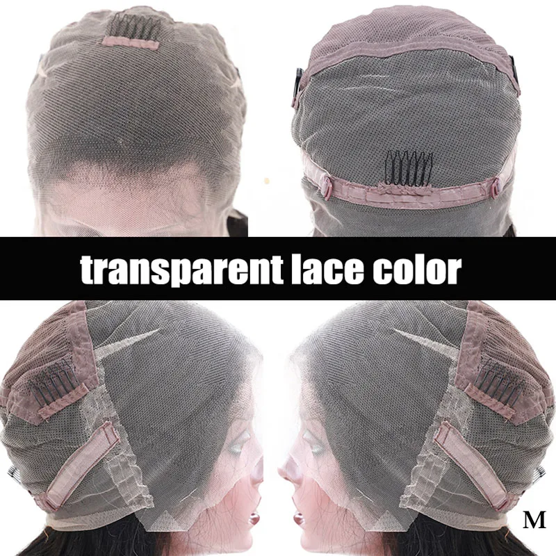 Прозрачные полностью кружевные человеческие волосы парики предварительно
