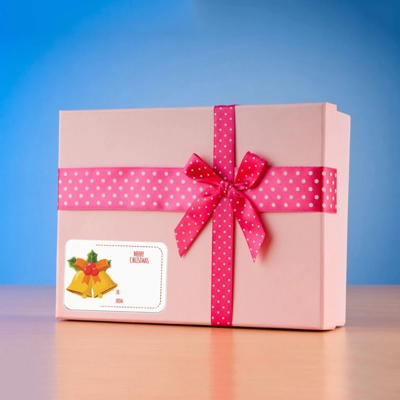 

250pcs Adhesive Christmas Gift Name Tags XMAS Stickers Present Seal Labels Decor