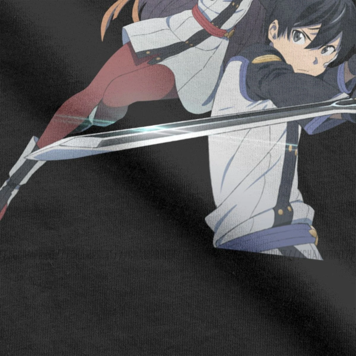 Повседневная футболка с изображением меча онлайн Asuna Kirito Мужская из чистого