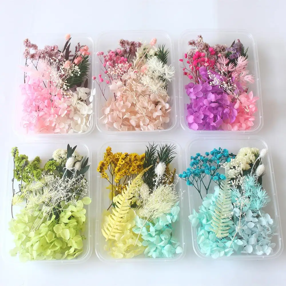 Ароматические свечи ручной работы 1 компл./Лот плавающие цветы сушеные материалы