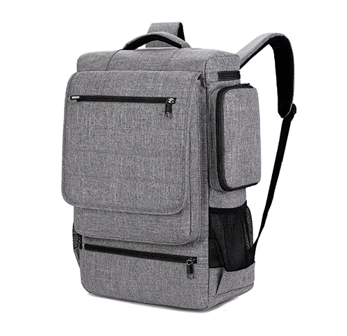 grey 672 18inch Большой рюкзак для ноутбука 18 18,4 дюймов, школьная сумка для Macbook Pro, мужская и женская большая Вместительная дорожная сумка, деловая сумка для lenovo sony - Цвет: grey 672 18inch