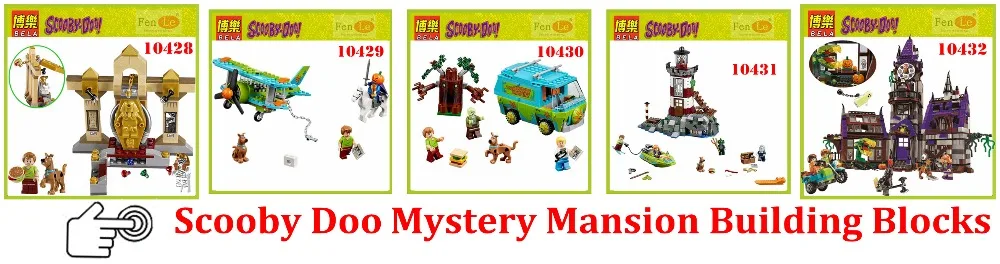 10430 Scooby Doo Mystery машина автобус строительные блоки игрушки совместимы с игрушками для детей