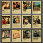 Постер классического фильма для ТВ-шоу очень странные деладрузья, крафт-бумага, ретро постеры, художественная живопись, картина для комнаты, бара, Настенный декор