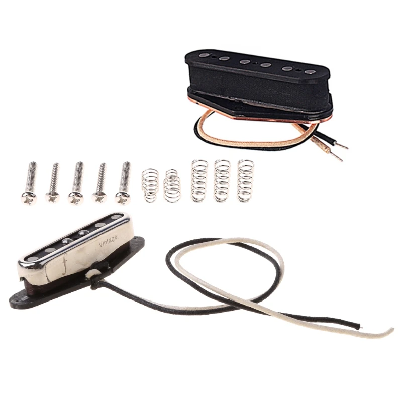 

"Vintage Noiseless Tele Noiseless Bridge Neck Guitar Pickup Set