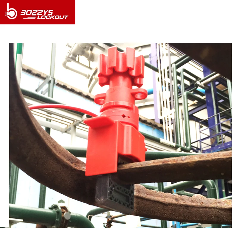 Многофункциональный замок для промышленного трубопровода универсальный