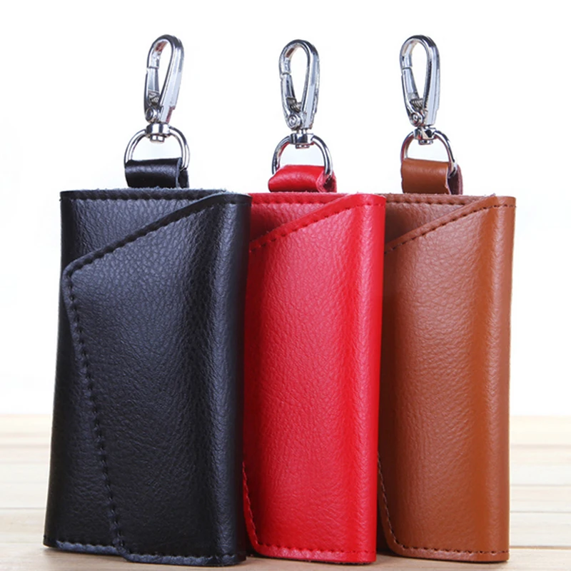 

Pu Leather Key Wallet Women Bags Unisex Solid Key Wallets Women Organizer Bag Car Housekeeper Wallet Card Holder Carteira
