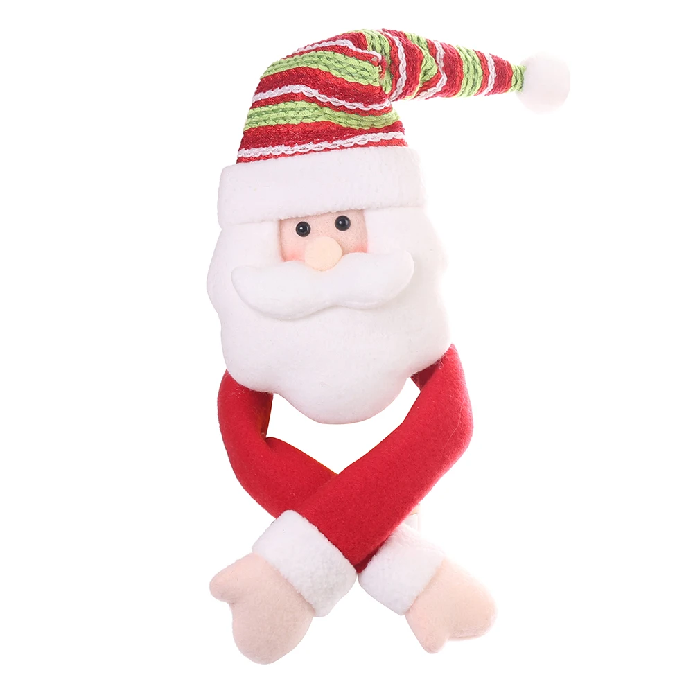 0518Santa claus Рождественская бутылка вина Декор Набор Санта Клаус Снеговик Олень крышка бутылки одежда кухня украшение на год Рождество ужин вечеринка - Цвет: 0518Santa claus