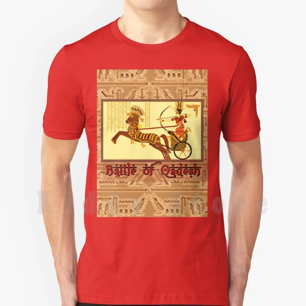 Футболка Battle Of Kadesh хлопковая мужская футболка с принтом сделай сам Ramesses Pharaoh Ittiti