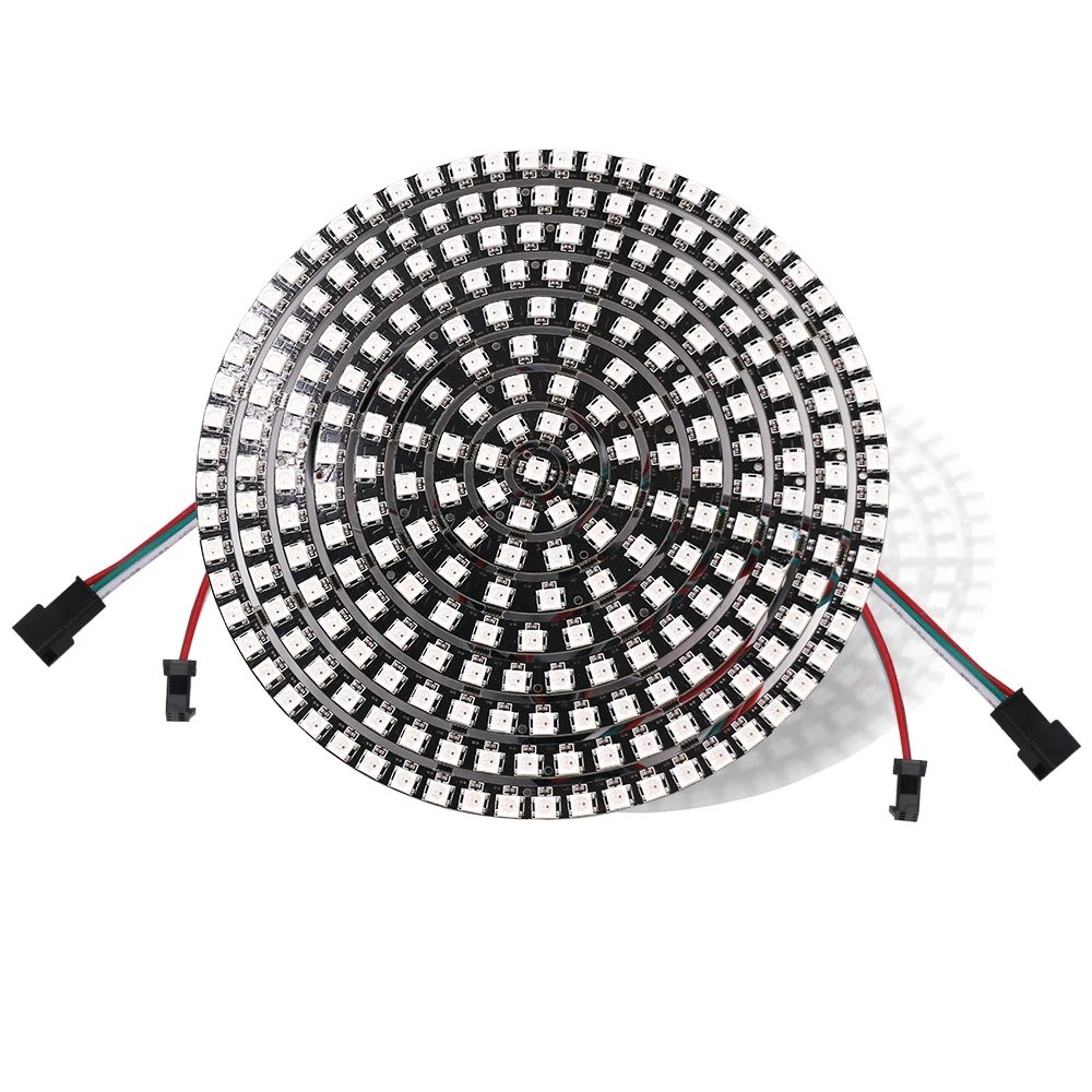 Светодиодная Пиксельная кольцевая лента DC 5V RGB WS2812B SK6812 адресные светодиодные