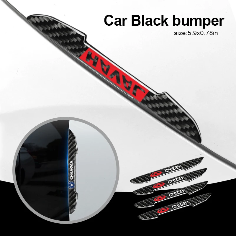 

4 Car Black Door Anti-collision Strips for Safety for SAAB 93 Android Aero Vector 900 Classic 95 9000 Gripen Ng Jas 39 Replica
