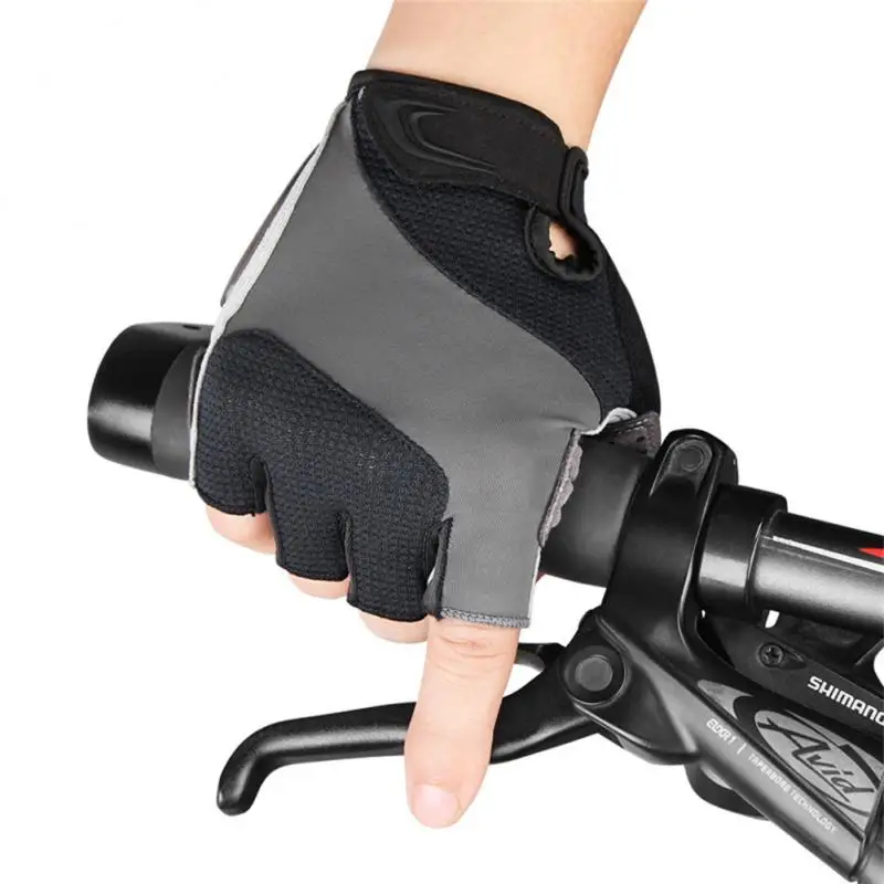 

Велосипедные перчатки с открытыми пальцами, противоударные дышащие спортивные перчатки для горного велосипеда для мужчин, женщин, мужчин, ...