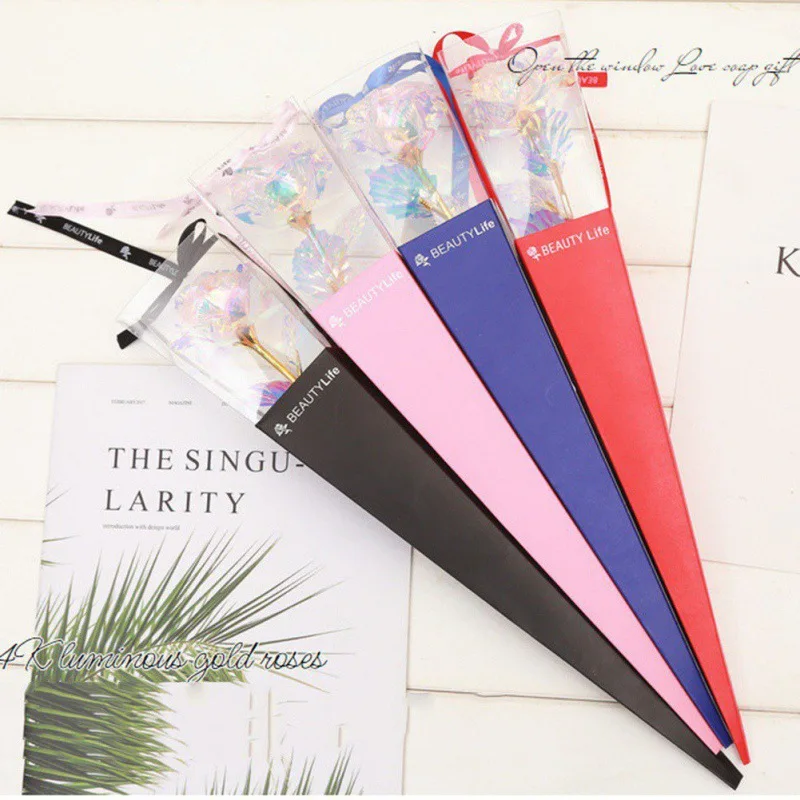 Одна роза свадебное украшение цветок подарок на день Святого Валентина для