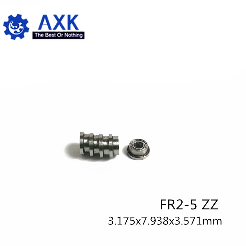 FR2 5ZZ Фланцевая втулка подшипника 3 175x7 938x3 571 мм ABEC 1 ( 10 шт.) дюймов фланцевый 5 Z ZZ