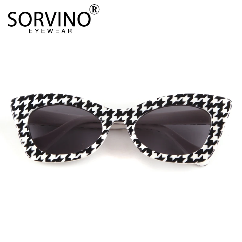 SORVINO/Винтажные детские солнцезащитные очки с цветком и кошачьим глазом для