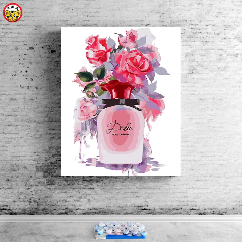 Картина по номерам художественная краска номеру DIY Цифровая живопись рисование