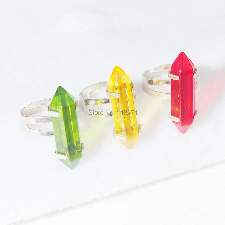 Кольца WOJIAER с натуральными драгоценными камнями исцеляющие рейки чакра