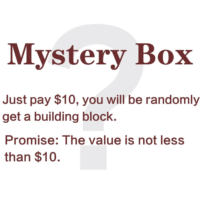 

Mystery Box For Building Blocks