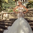 Женское свадебное платье It's yiiya, белое кружевное платье с аппликацией на завязках на лето