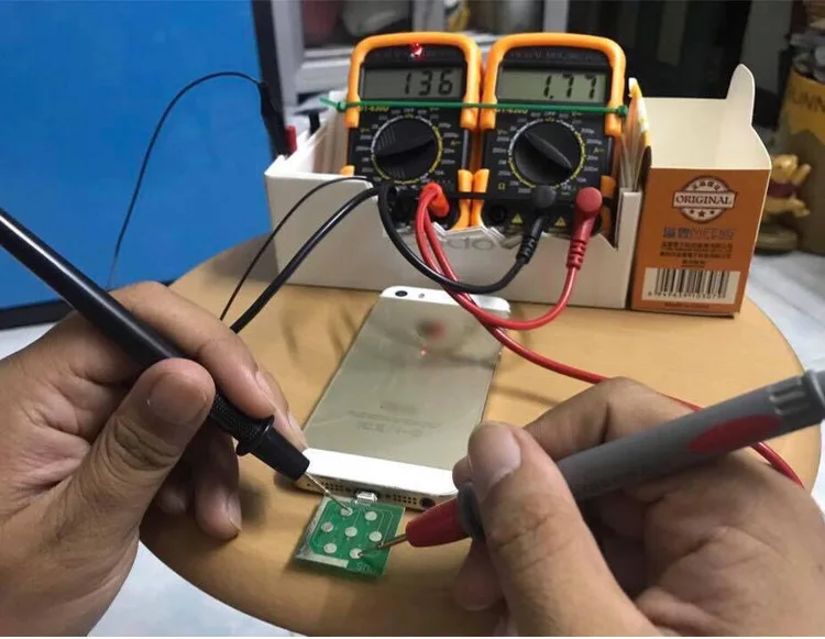PHONEFIX Micro USB док-станция гибкий тестовая плата для iPhone 6 7 8 и Android телефон U2 батарея шлейф для зарядного устройства легкий тестовый инструмент