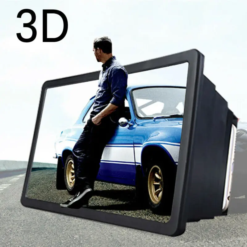 New F2 Magnifier Eyes Protection Display Folding 3D Screen Mobile Phone Amplifier Cellphone Holder Enlarged Expander Stand | Мобильные