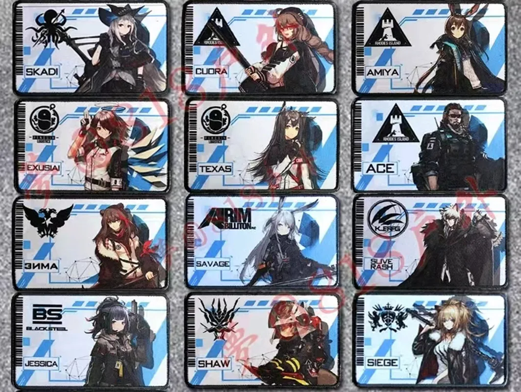 Arknight аниме игровой значок пластырь сотрудник Эксклюзивный принт липучка роллей