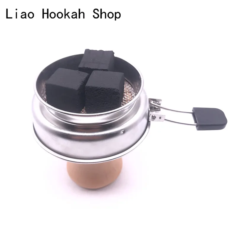 Держатель угля для кальяна Нержавеющая сталь чаша чаш Narguiles уголь мастер Cachimba