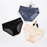 new products for autumn and winter underwear ladies brushed hollow lace underwear seamless breathable low waist underwear