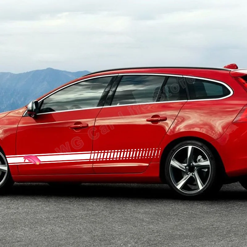 

2 шт., автомобильные виниловые наклейки для Volvo T6